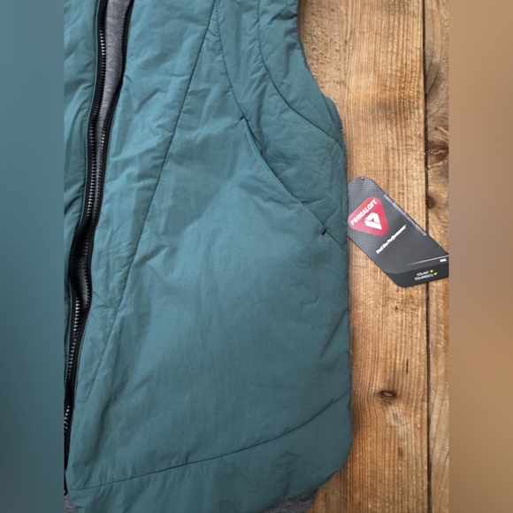 FREE PEOPLE Slalom Reversible Fleece Vest - Midnight Jade $168 NEW Size XS - Picture 5 of 12